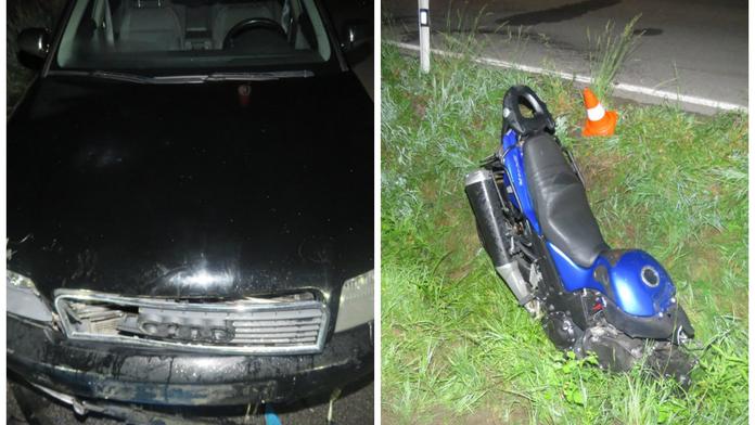 Motorkáře vynesla zatáčka, čelně se srazil s autem! Na místě zemřel