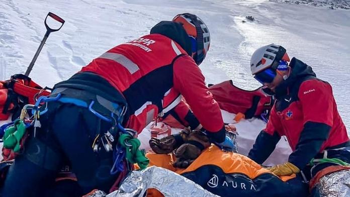 Zraněného turistu přepravil vrtulník do nemocnice