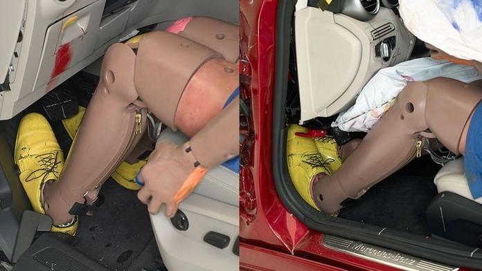 Kolenní airbagy jsou k ničemu? Můžou dokonce zhoršit zranění!
