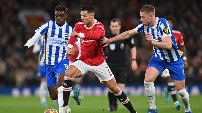 Ronaldo se trefil poprvé v novém roce a pomohl k výhře nad Brightonem