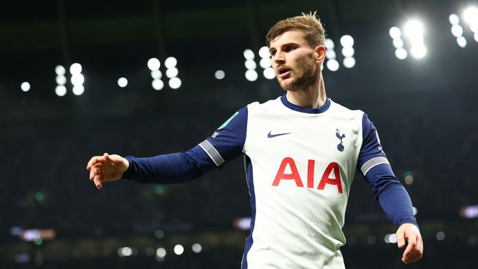 Timo Werner se raduje z gólu