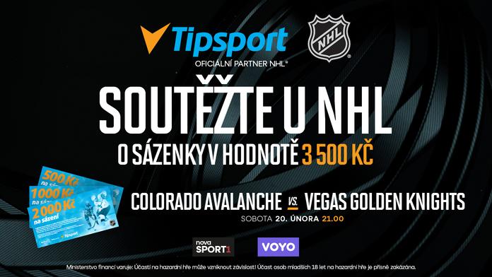 Soutěžte s NHL a Nova Sportem! Vyhrát můžete hodnotné sázenky