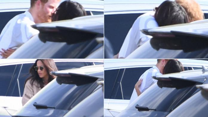 Princ Harry vzal poprvé Meghan na veřejnou akci. A byla i pusa!