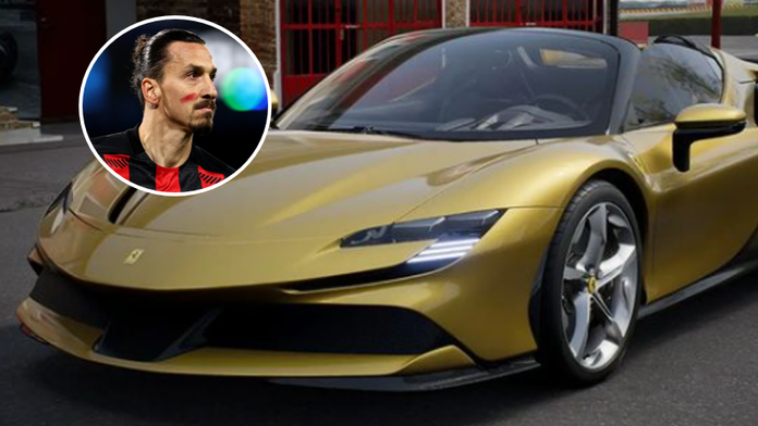 Zlatan si udělal radost ke kulatinám. Pořídil si luxusní auto v příhodné barvě