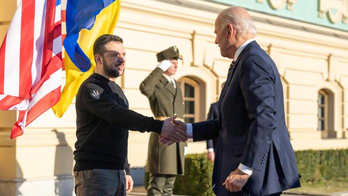Joe Biden navštívil Ukrajinu