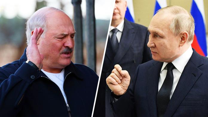 Alexandr Lukašenko a Vladimir Putin