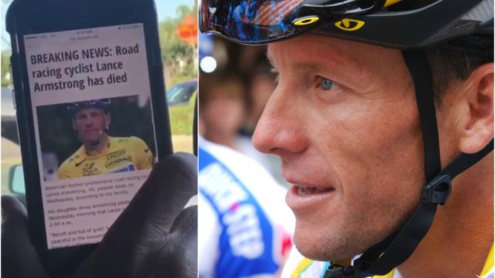 Armstrong zemřel, psala média. Cyklista byl živý a vysmál se jim!