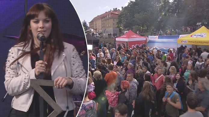 Snídaně s Novou, jak ji neznáte! V Děčíně zpívala Ewa Farna