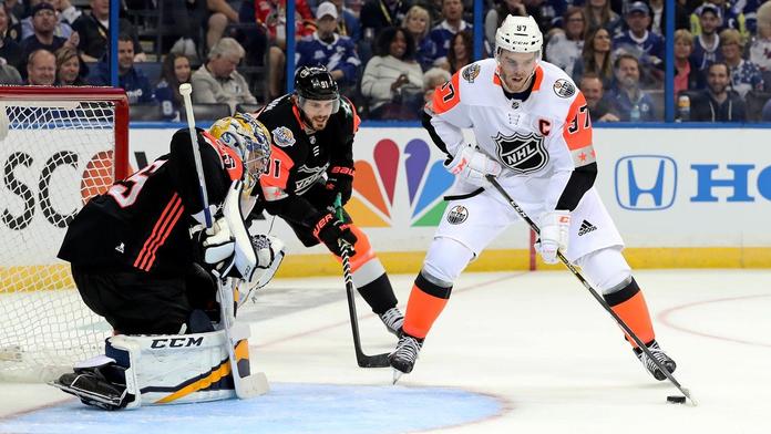 Utkání hvězd vyhrála Pacifická divize. Zářil McDavid či Rakell!