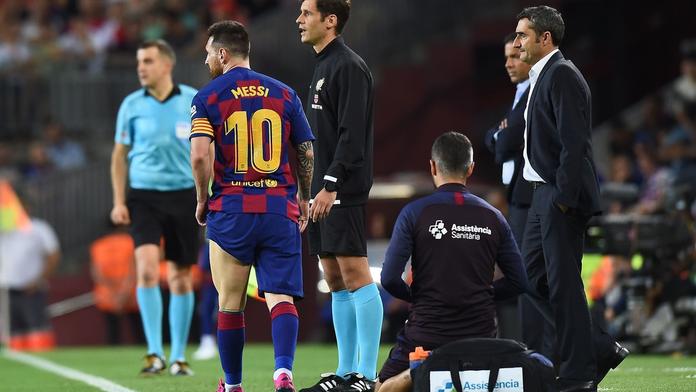 Messi opět střídal v poločase! Zřejmě si opět přivodil zranění