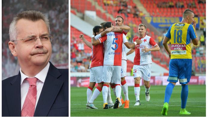 Omlouvám se, píše šéf Slavie! Na vymyšlenou penaltu není pyšný