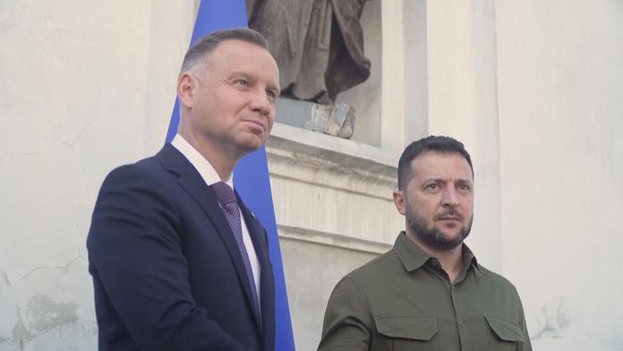 Andrzej Duda a Volodymyr Zelenskyj