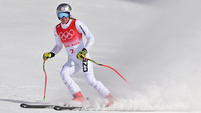Ledecká se připravuje na sjezd, v tréninku byla ovšem až ve druhé desítce