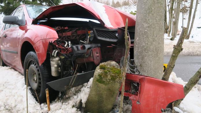 Lekla jsem se kočky, tvrdí řidička. Strhla volant, auto je na odpis