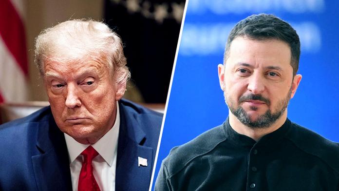 Donald Trump a Volodymyr Zelenskyj