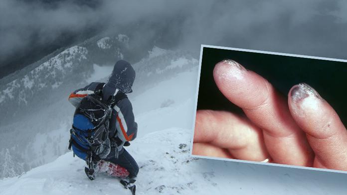 Ledový krunýř na horách: Pocitová teplota -40 °C, omrzliny už za 10 minut