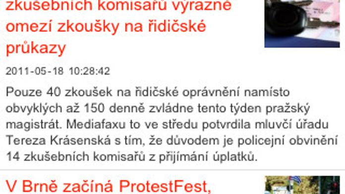 REVOLUCE! Aktuální zprávy Mediafaxu jsou i v iPhonech a iPadech!