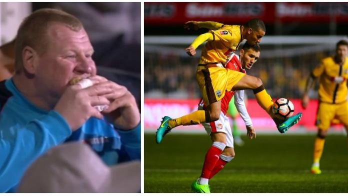 Nahá žirafa, gólman při zápase svačil! Bláznivý zápas FA Cupu