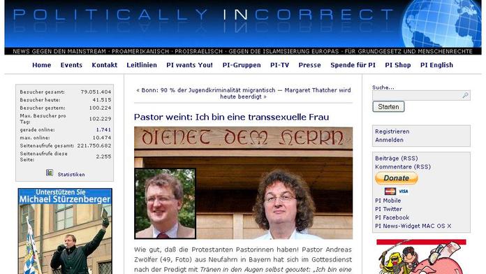 Jsem žena! oznámil kněz překvapeným věřícím. A už se stěhuje