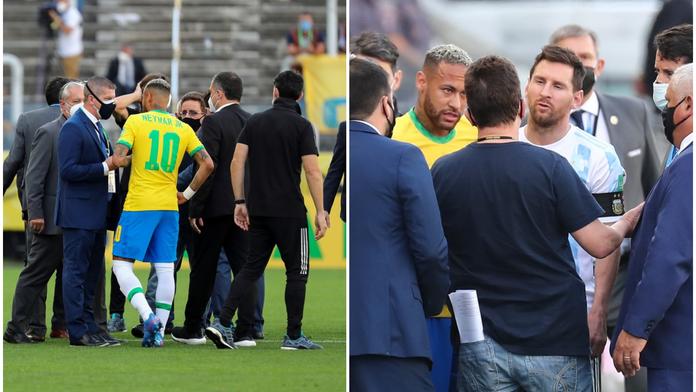 Chaos v Brazílii! Policie přerušila utkání, fotbalisté Argentiny nebyli v karanténě