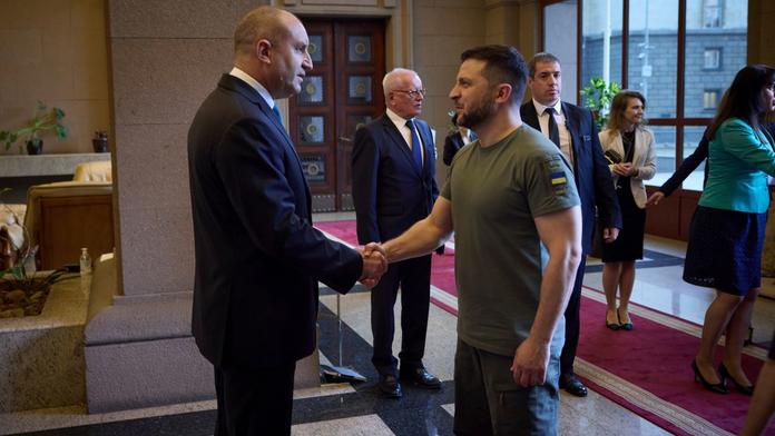 Rumen Radev a Volodymyr Zelenskyj