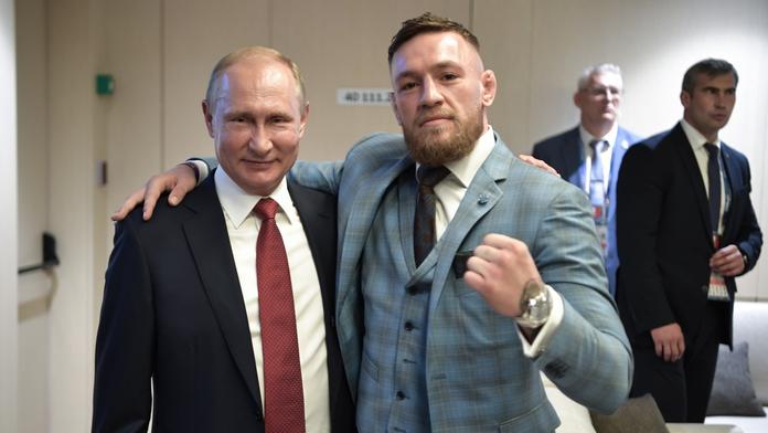 McGregor obdaroval Putina svou whisky, ten si s ním však neťukl