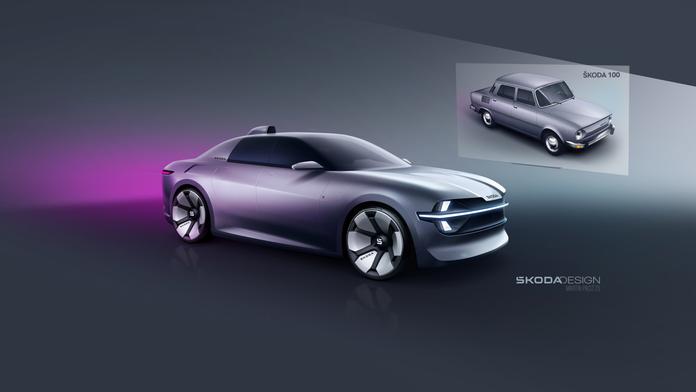 Designér Martin Paclt vytvořil moderní interpretaci legendární Škody 100.