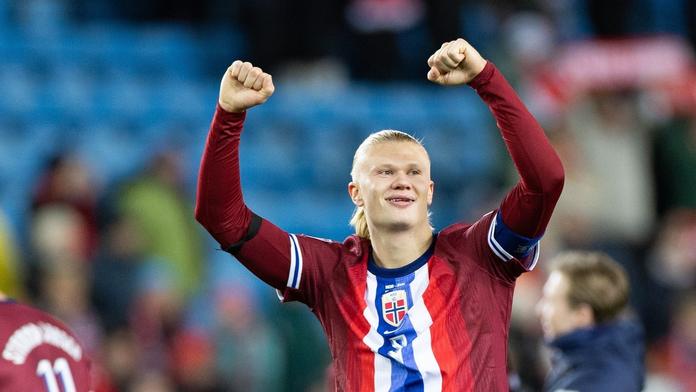 Je to král. Haaland v repre zbořil skoro devadesátiletý rekord, navíc jako kapitán