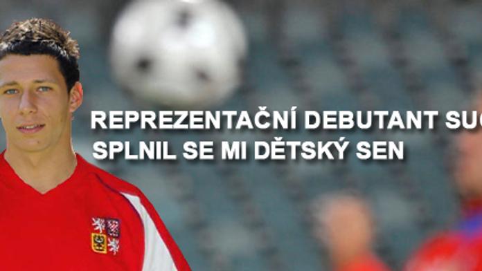 Reprezentační debutant Suchý: Splnil se mi dětský sen