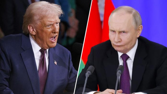 Donald Trump a Vladimir Putin