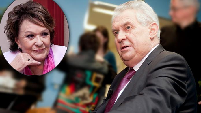 ZEMAN LŽE? Bohdalová mu do telefonu kvůli zlým fandům Schwarzenberga nepláče!