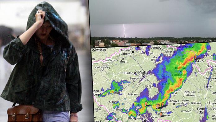 CO SE TO DĚJE?! Bouře bičují Česko! VELKÁ PŘEDPOVĚĎ NA VÍKEND