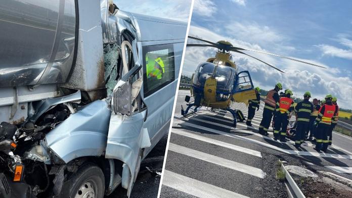 Tragická nehoda na 41,9 km dálnice D7