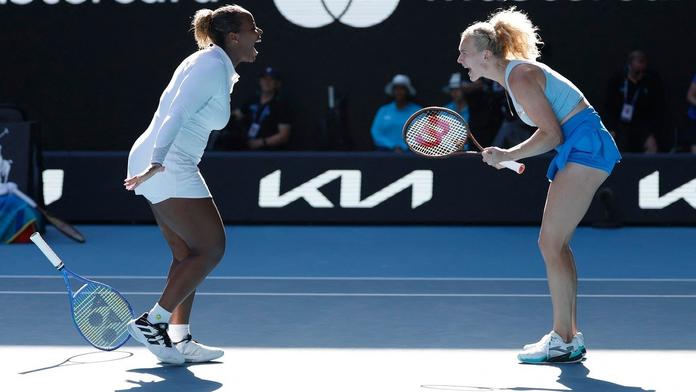 Townsendová Siniaková tenis Australian Open