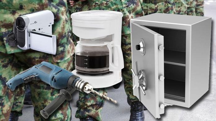 Armáda prodává majetek! Vyberte si trezory, kamery nebo křesla