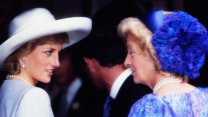 Princezna Diana se svou matkou