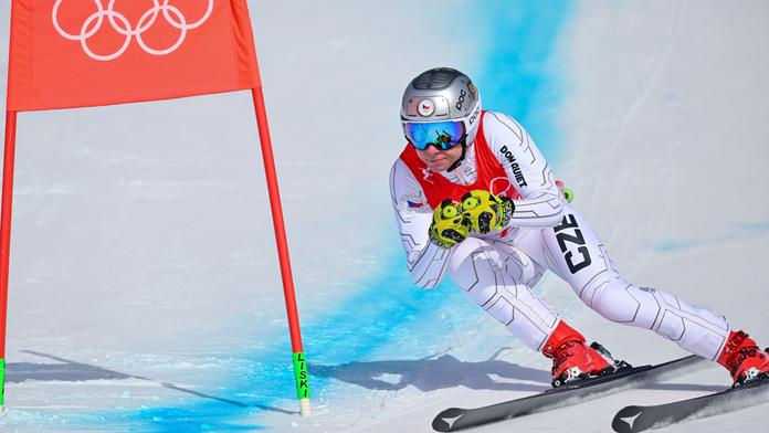 Ester Ledecké se v tréninku kombinace dařilo, dojela třetí