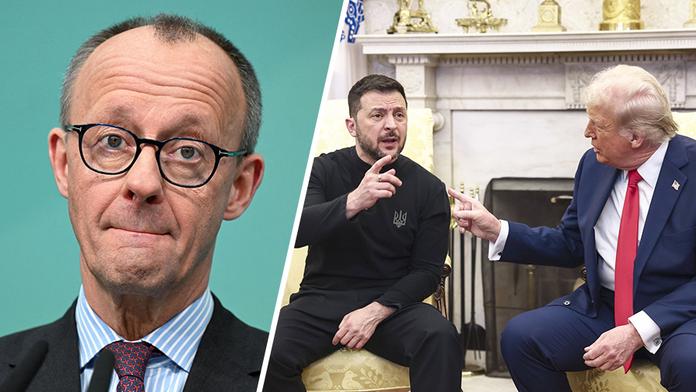 Friedrich Merz, Volodymyr Zelenskyj a Donald Trump