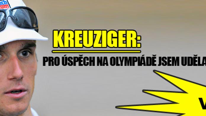 Kreuziger: Pro úspěch na olympiádě jsem udělal maximum