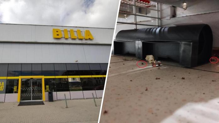 Billa, uzavřená provozovna