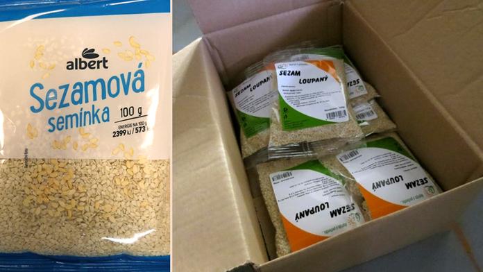 Inspekce objevila sezamová semínka plná pesticidu, prodával je i Albert