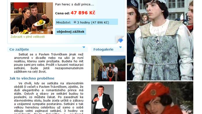 Kupte si Pavla Trávníčka! Večeře s ním stojí téměř 50 000 Kč
