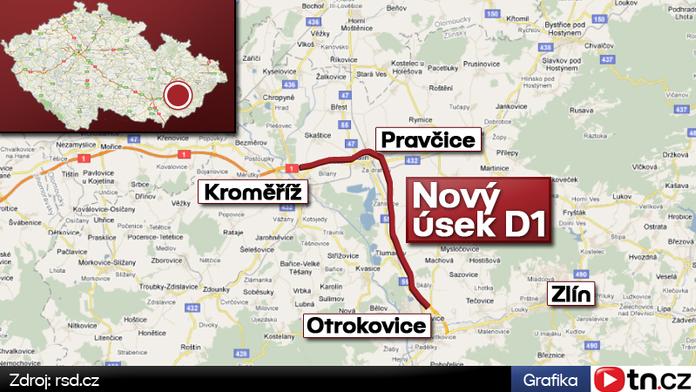 NOVÁ DÁLNICE: Zlín je napojen na D1