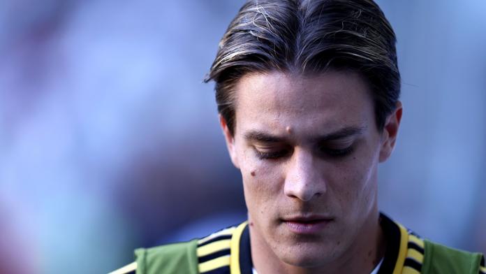 Fotbalista Juventusu Nicolo Fagioli
