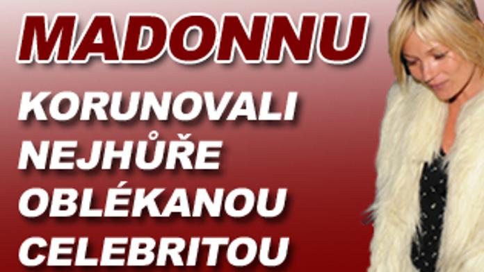 Madonnu korunovali nejhůře oblékanou celebritou