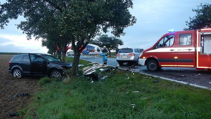 Tragická nehoda na Táborsku! Řidič zemřel po převozu do nemocnice