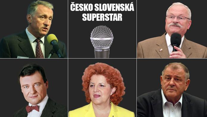 Politická SUPERSTAR. Parkanová, Topolánek, ... HLASUJTE