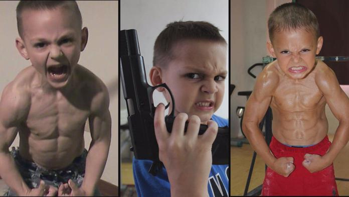 Video: Matka nutí malé syny denně hodiny posilovat! Je to normální?