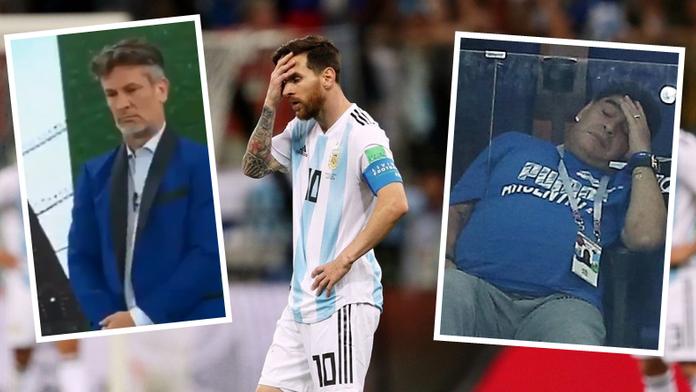 Argentina v rozkladu: Slzy, minuta ticha ve studiu, vzpoura v kabině!