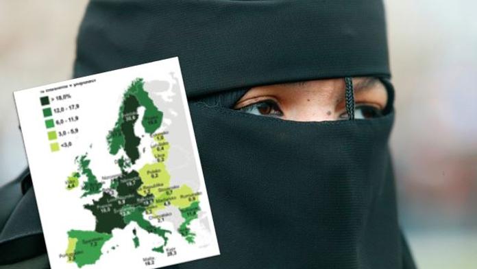Kolik bude v Evropě v roce 2050 muslimů? Vědci to spočítali!